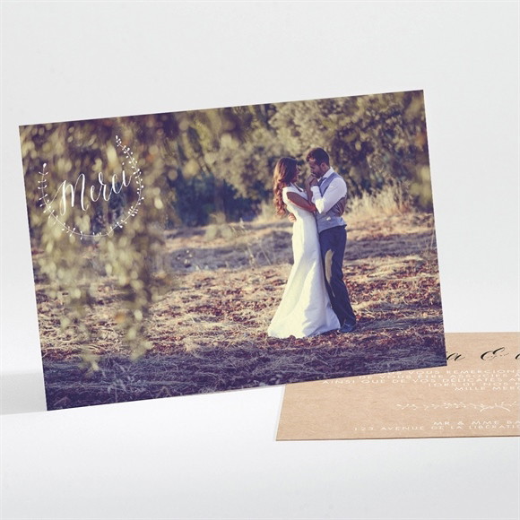 Remerciement mariage Célébration d'amour réf.N111179