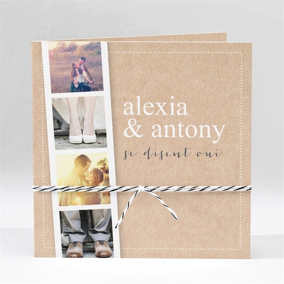 Faire-part mariage Reportage photo réf.N45171