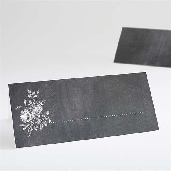 Marque-place mariage ardoise originale