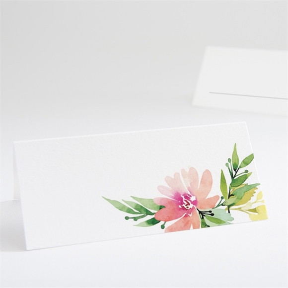 Marque-place mariage Fleurs et champetre réf.N440639