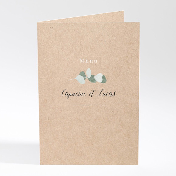 Menu mariage Bel Eucalyptus réf.N401782