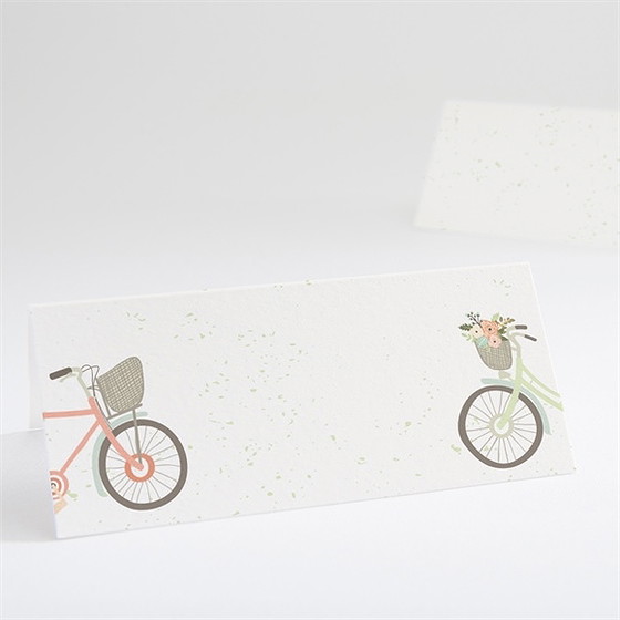 Marque-place mariage en tandem
