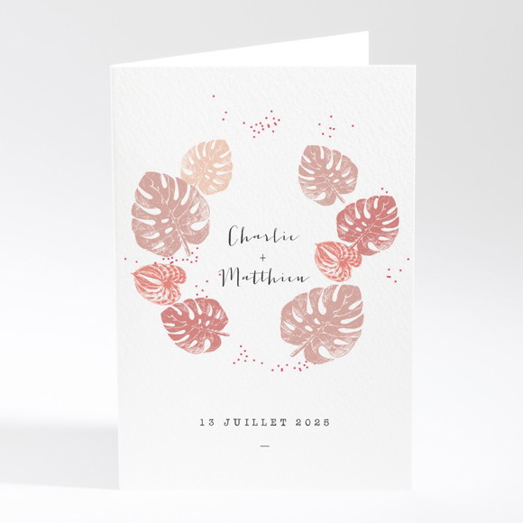 Menu mariage Ronde chaude réf.N401787