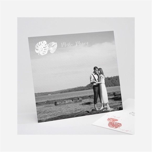 Remerciement mariage Ronde chaude réf.N311199