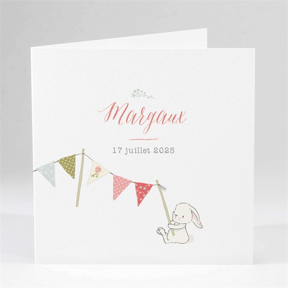 Faire-part naissance Tendre guirlande réf.N45174