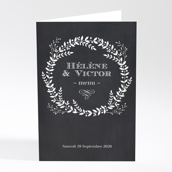 Menu mariage Jeu d'ardoise réf.N401789