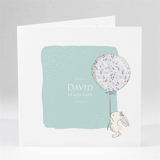Faire-part naissance lapinou