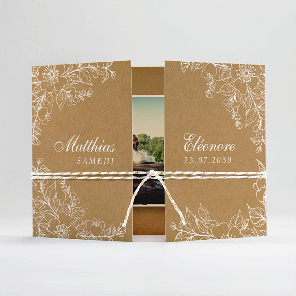 Faire-part mariage Belle découverte réf.N70168