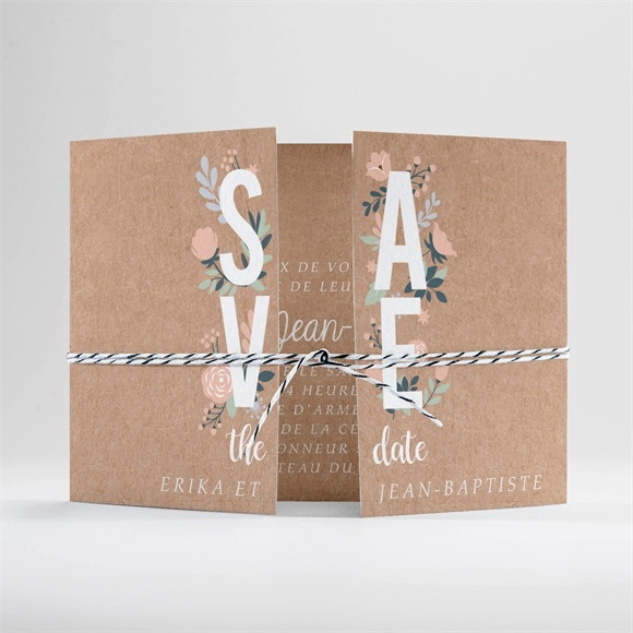 Faire-part mariage Délicat dénouement réf.N70169