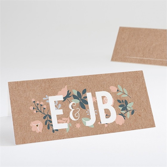 Marque-place mariage délicat dénouement