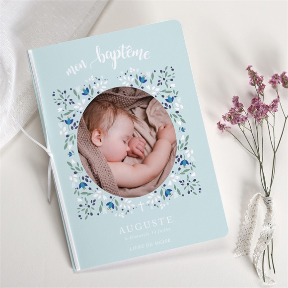 Livret de messe baptême Confidences réf.N49102