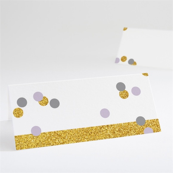 Marque-place mariage Doux confettis réf.N440664