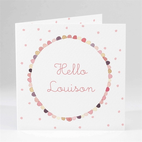 Faire-part naissance Pastel photo réf.N45182