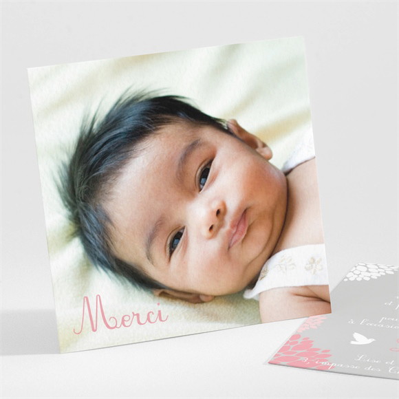 Remerciement baptême Tendre Bonheur réf.N30139