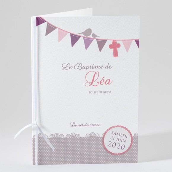 Livret de messe baptême Rondeur et douceur ! réf.N49125