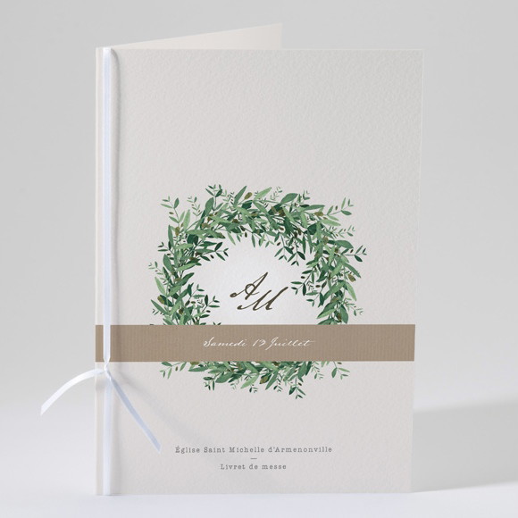 Livret de messe mariage Ronde de bonheur réf.N49131