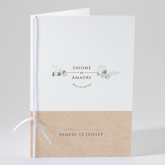 Livret de messe mariage bonheur