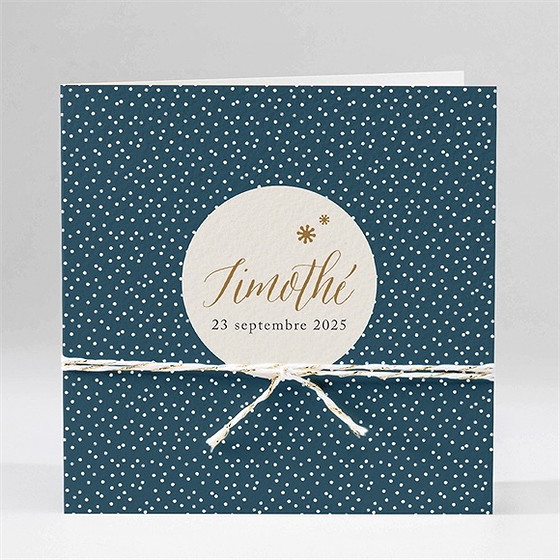 Faire-part naissance 100% pois!