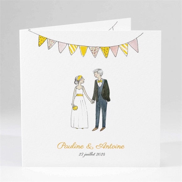 Faire-part mariage Connivence réf.N45185