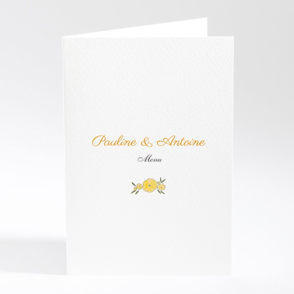 Menu mariage Connivence réf.N401806