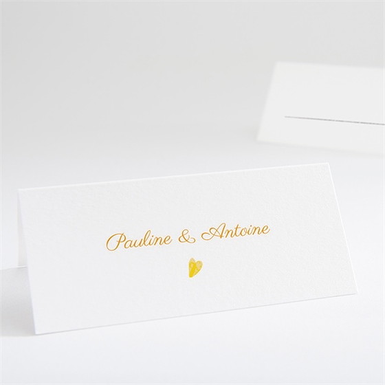 Marque-place mariage connivence