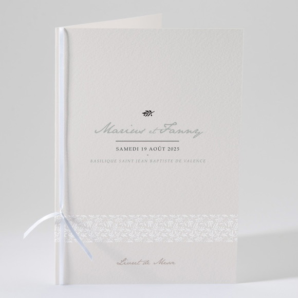 Livret de messe mariage Nature raffinée réf.N49145