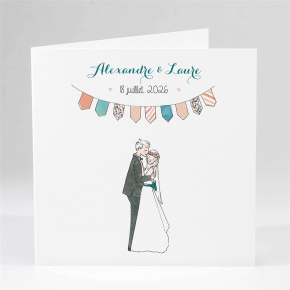 Faire-part mariage Love Bohème réf.N45187