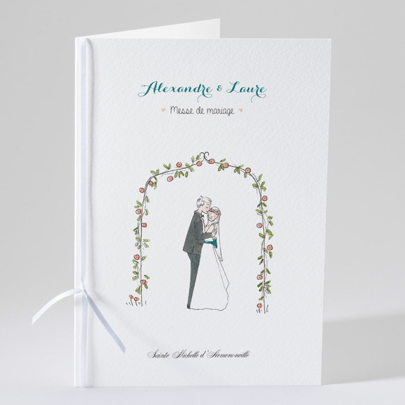 Livret de messe mariage Love Bohème réf.N49147