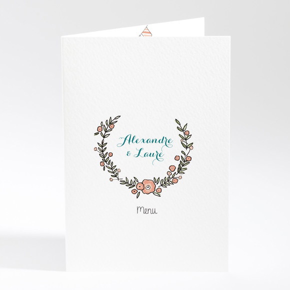Menu mariage Love Bohème réf.N401808