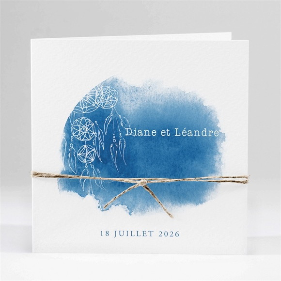 Faire-part mariage Perle d'Aquarelle réf.N45191