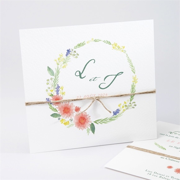 Faire-part mariage Bucolique réf.N311216