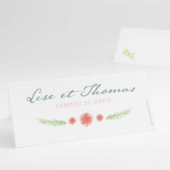 Marque-place mariage Bucolique réf.N440669