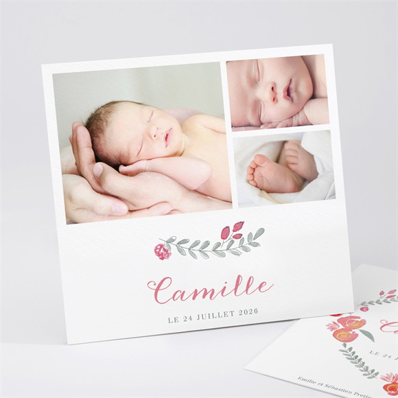 Faire-part naissance Jolie Couronne réf.N311217