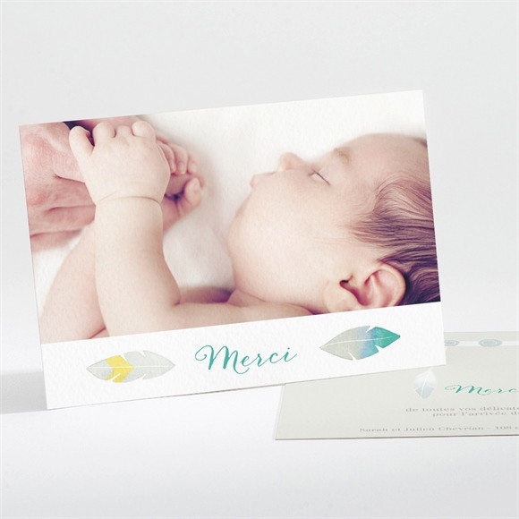 Remerciement naissance Petit indien réf.N111213