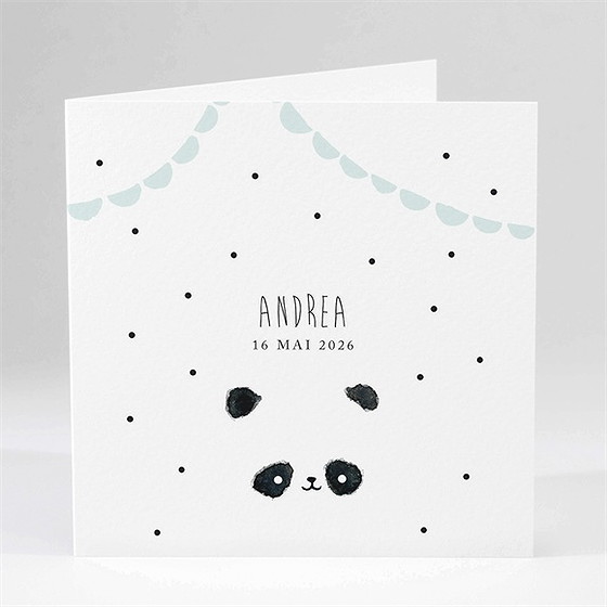 Faire-part naissance mon joli panda