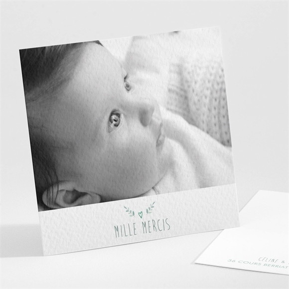 Remerciement naissance Lui réf.N30154