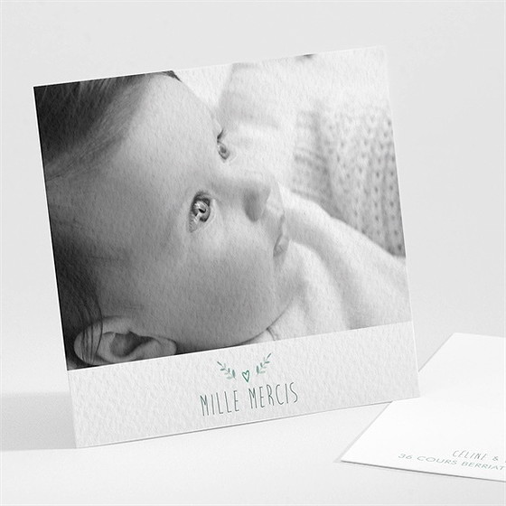 Remerciement naissance lui