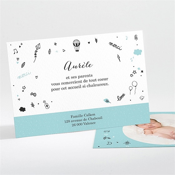 Remerciement naissance mon musicien