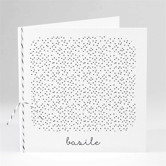 Faire-part naissance Pois graphiques réf.N451112