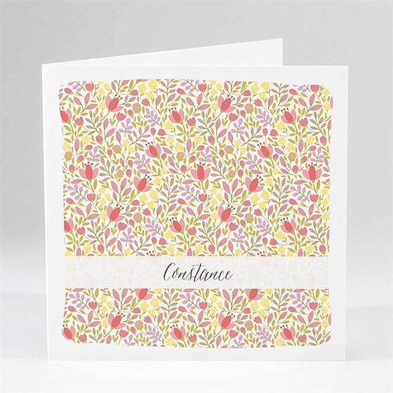 Faire-part naissance tendance liberty