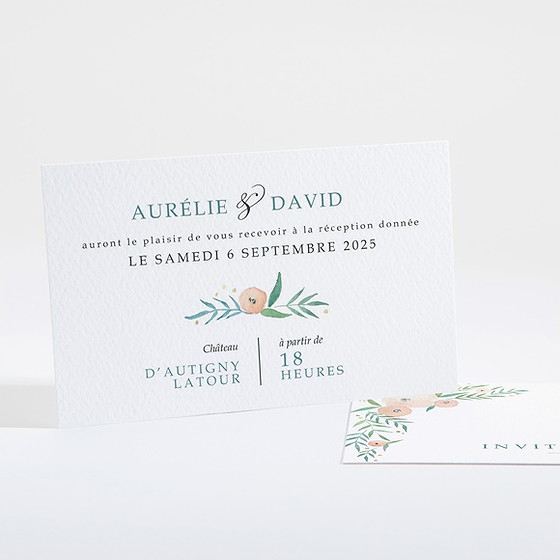 Carton d'invitation mariage printemps!