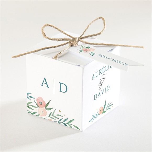 Boîte de dragées mariage Printemps! réf.N340136
