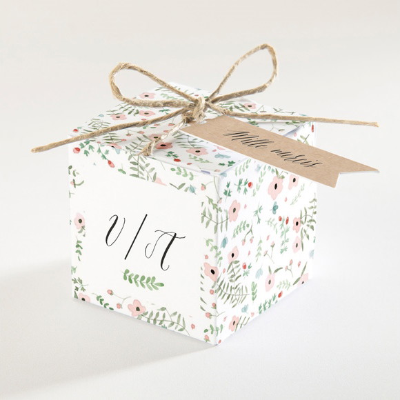 Boîte de dragées mariage Fraicheur d'été réf.N340139