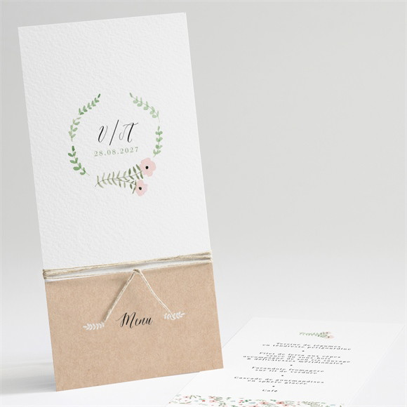 Menu mariage Fraicheur d'été réf.N22155