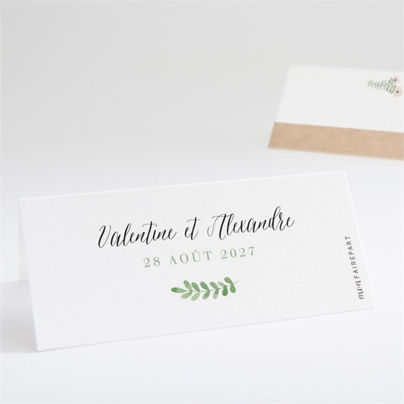 Marque-place mariage Fraicheur d'été réf.N440677