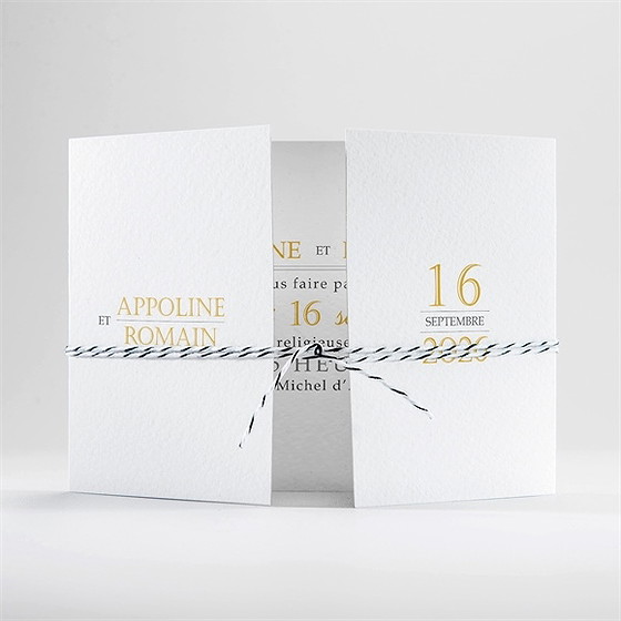 Faire-part mariage doux plaisir