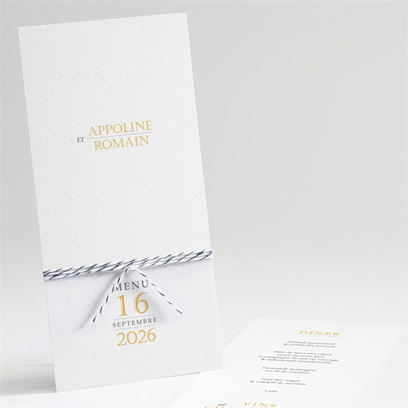 Menu mariage Doux plaisir réf.N22158