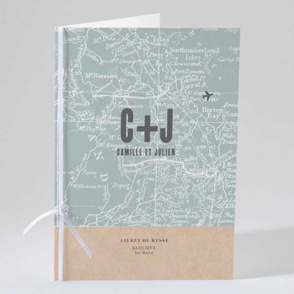 Livret de messe mariage Voyage voyage réf.N49169