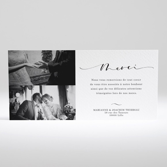 Remerciement mariage Dis moi Oui! réf.N13014