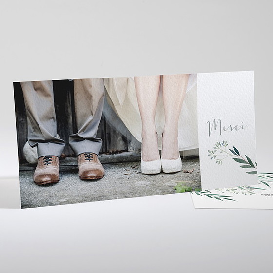Remerciement mariage douceur du pinceau